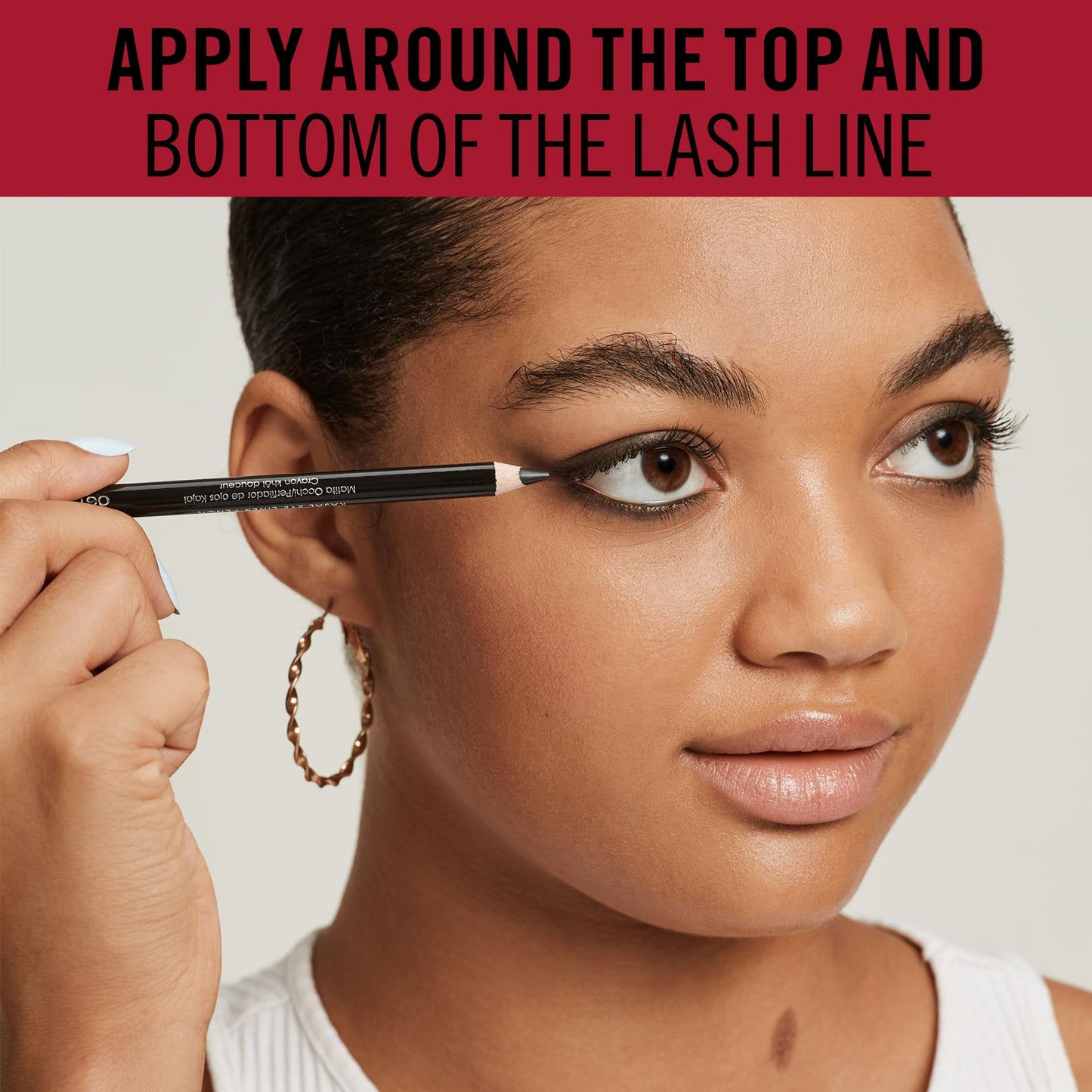 Rimmel Soft Kohl Kajal Professional Eyeliner Pencil, Intense Long-Lasting Colour, Up to 12 Hours Wear, Smudge Proof, 1.2 grams, Jet Black